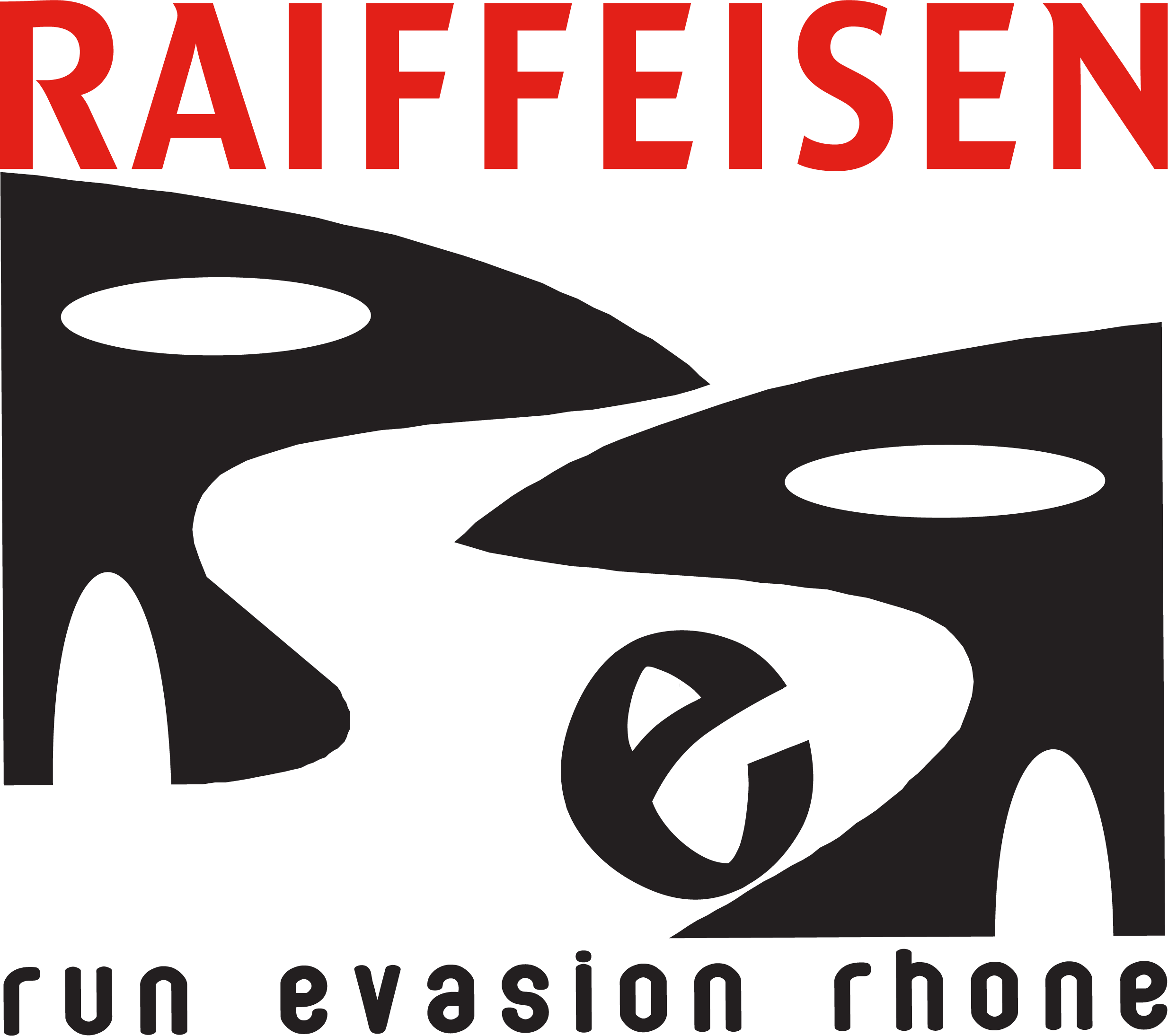 Run Evasion Rhône by Raiffeisen logo