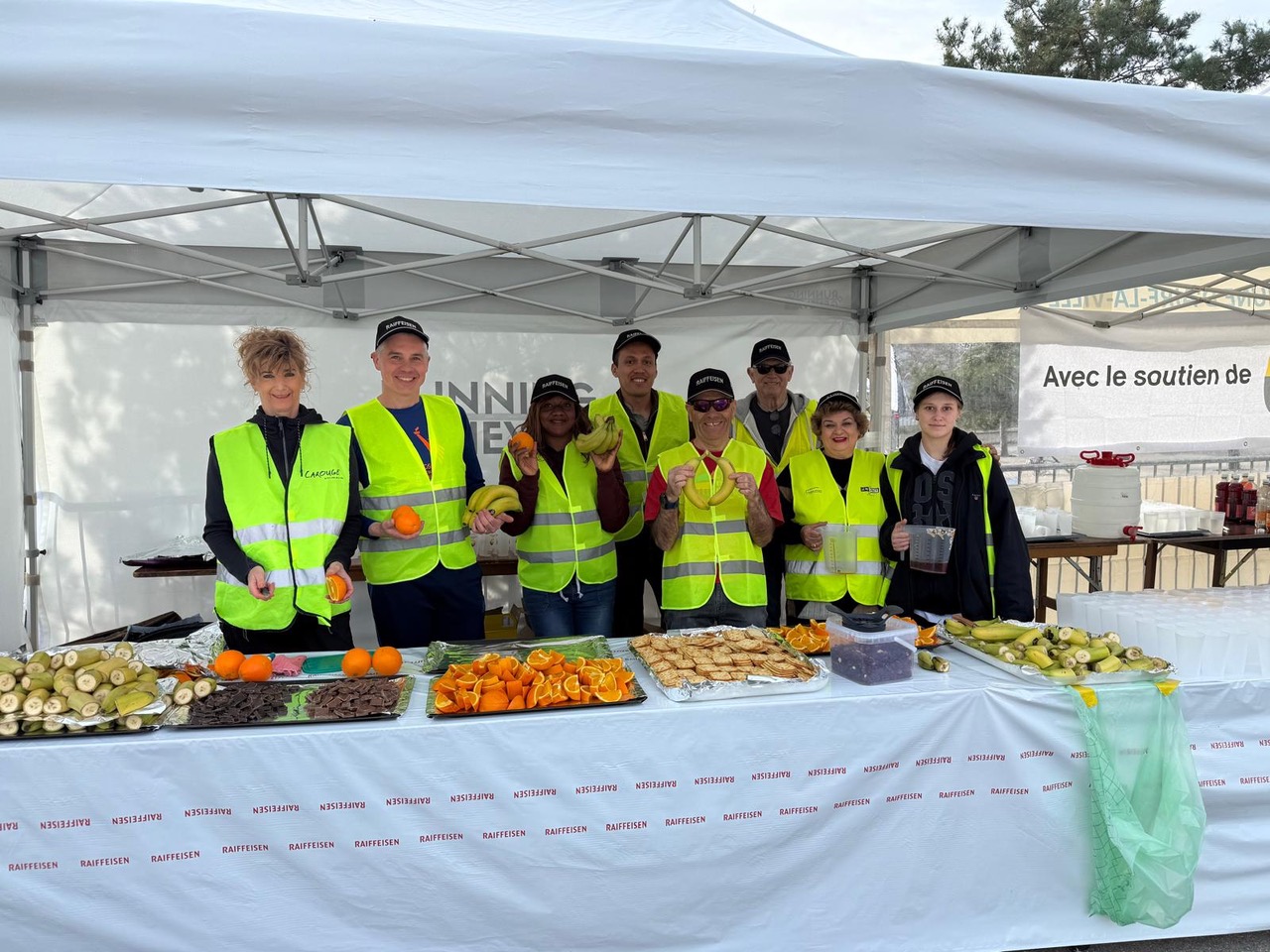 Distribution de ravitaillements